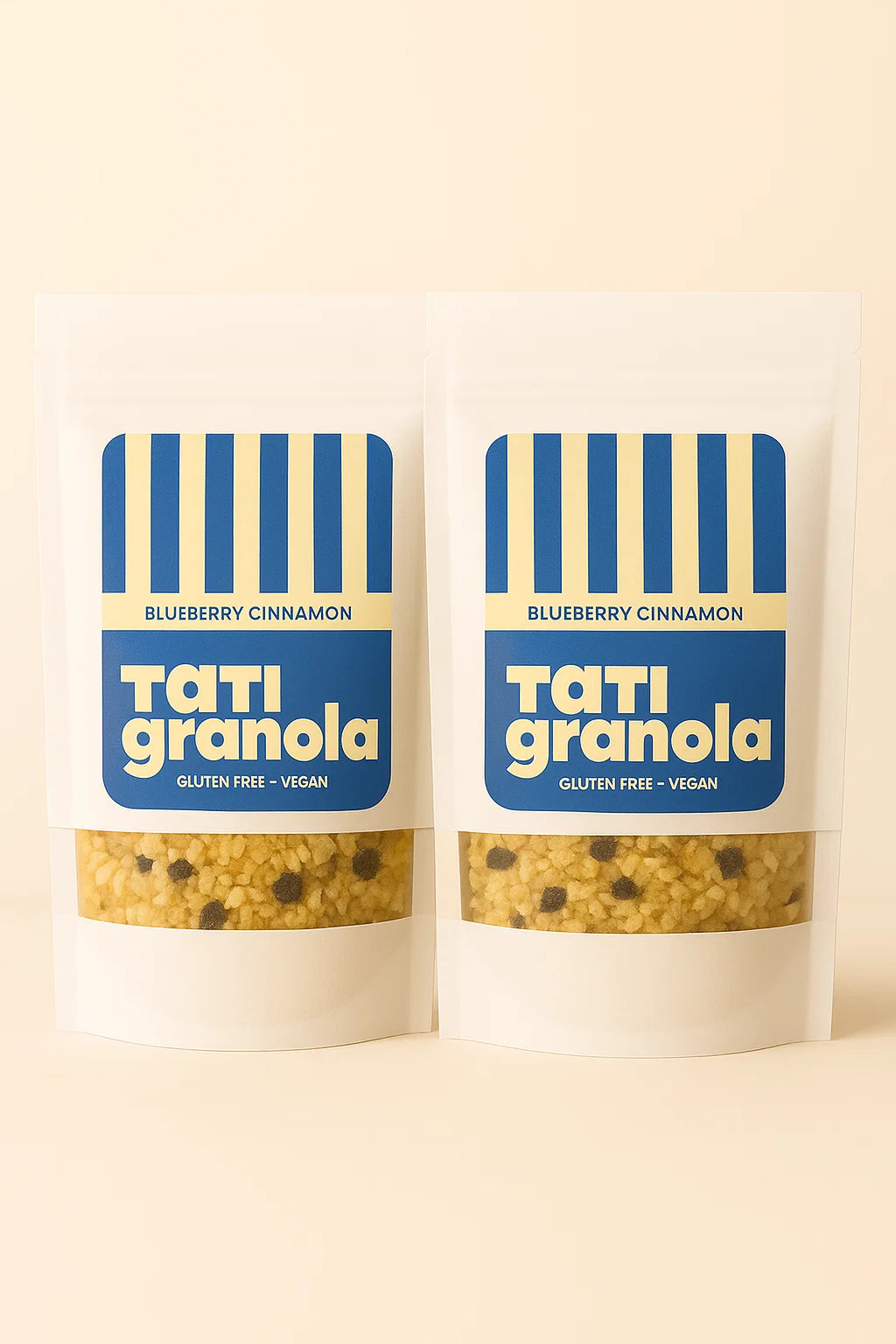 “Tati Duo” Pack – 2 bags of granola (Blueberry Cinnamon)